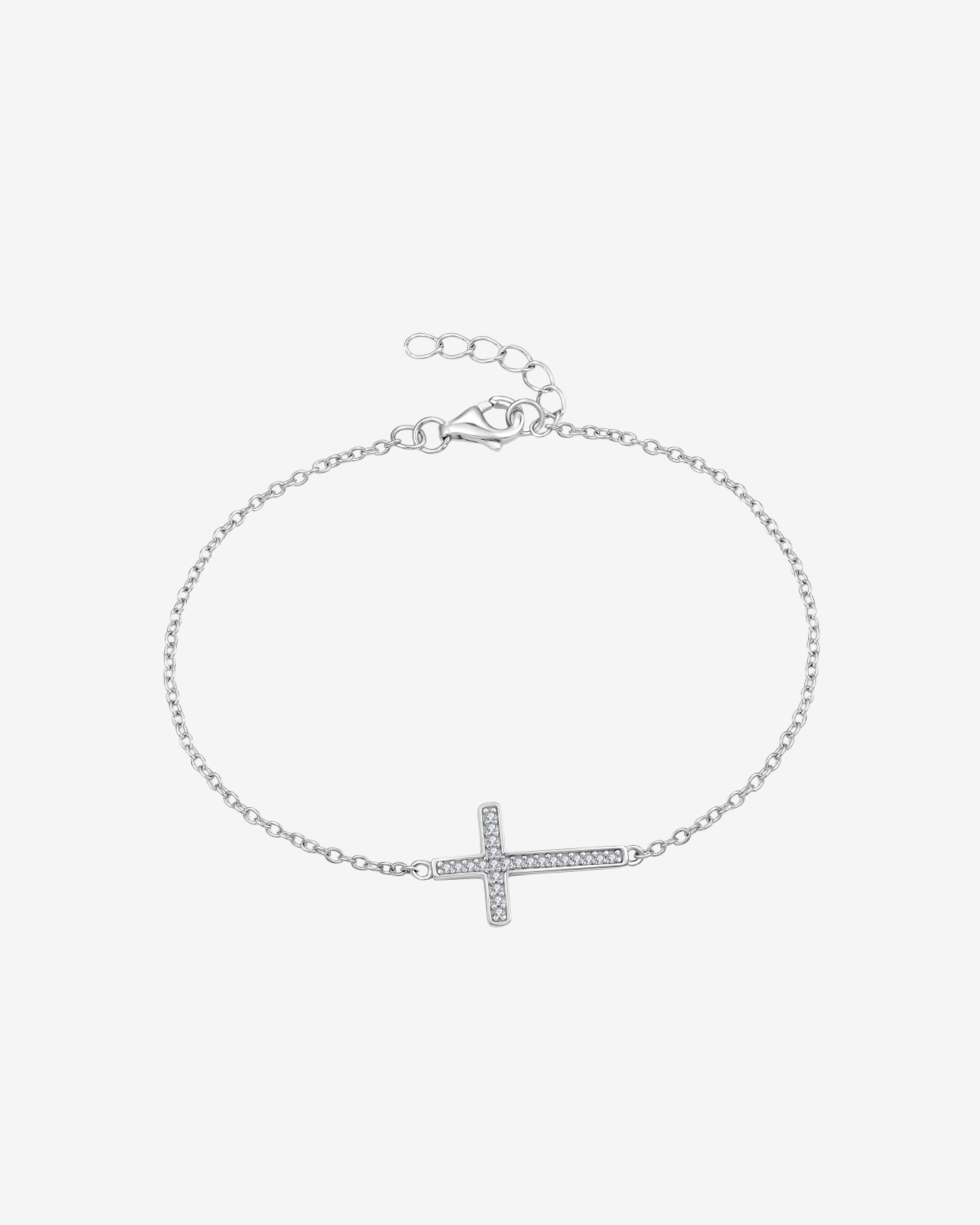 Calvary Pavé Cross Bracelet