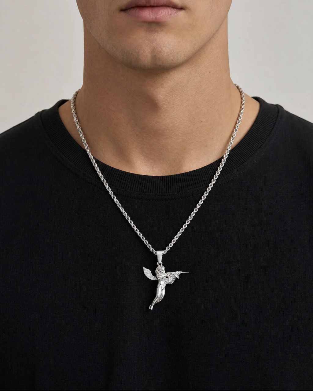 Gabriel Guardian Angel Necklace