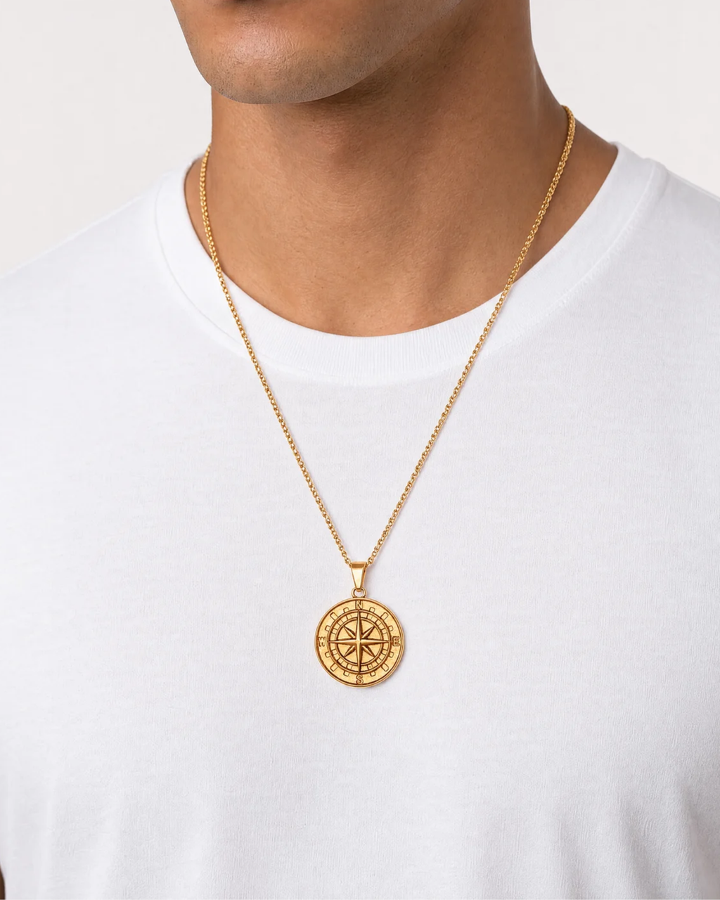 Morning Star Compass Necklace
