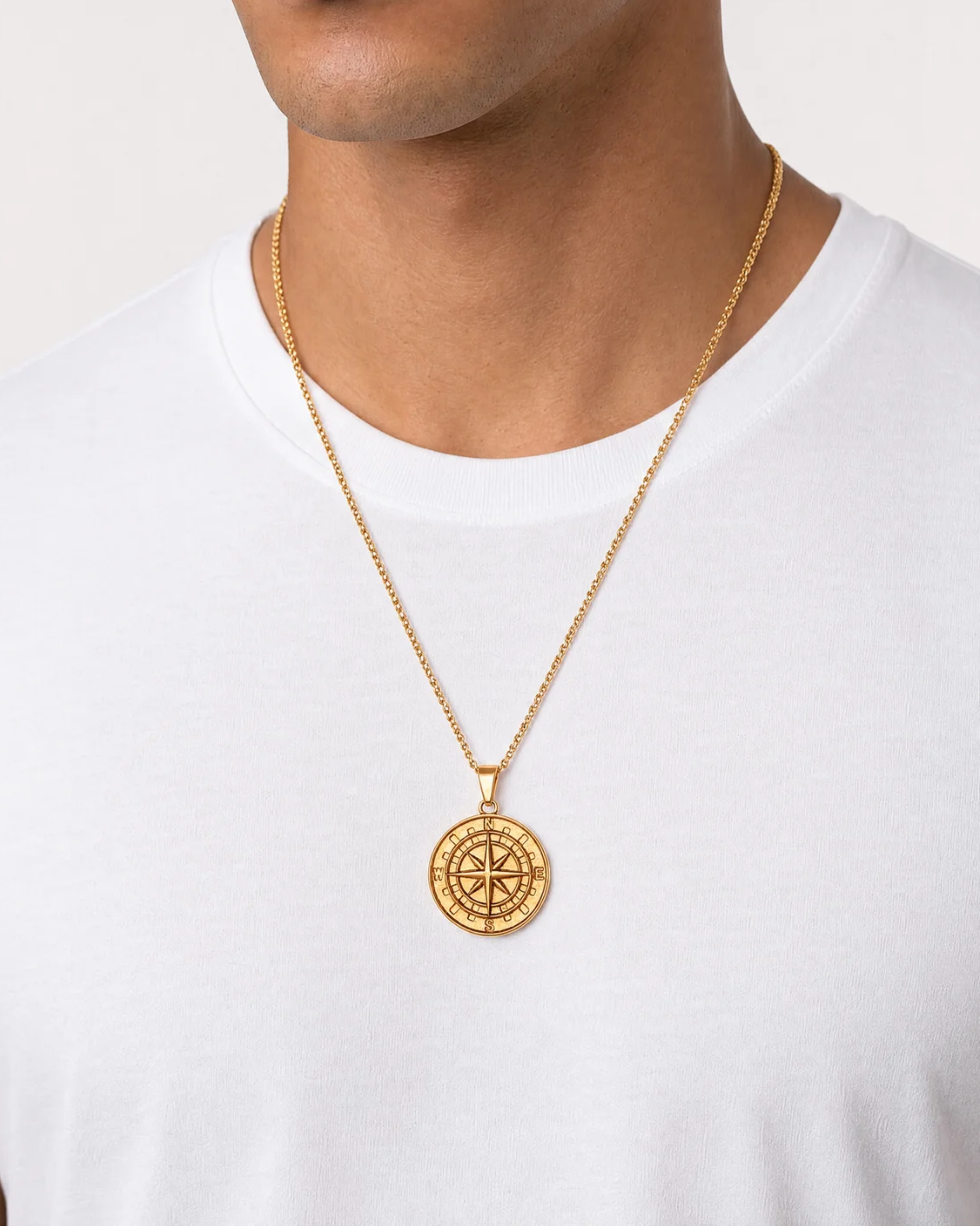 Morning Star Compass Necklace