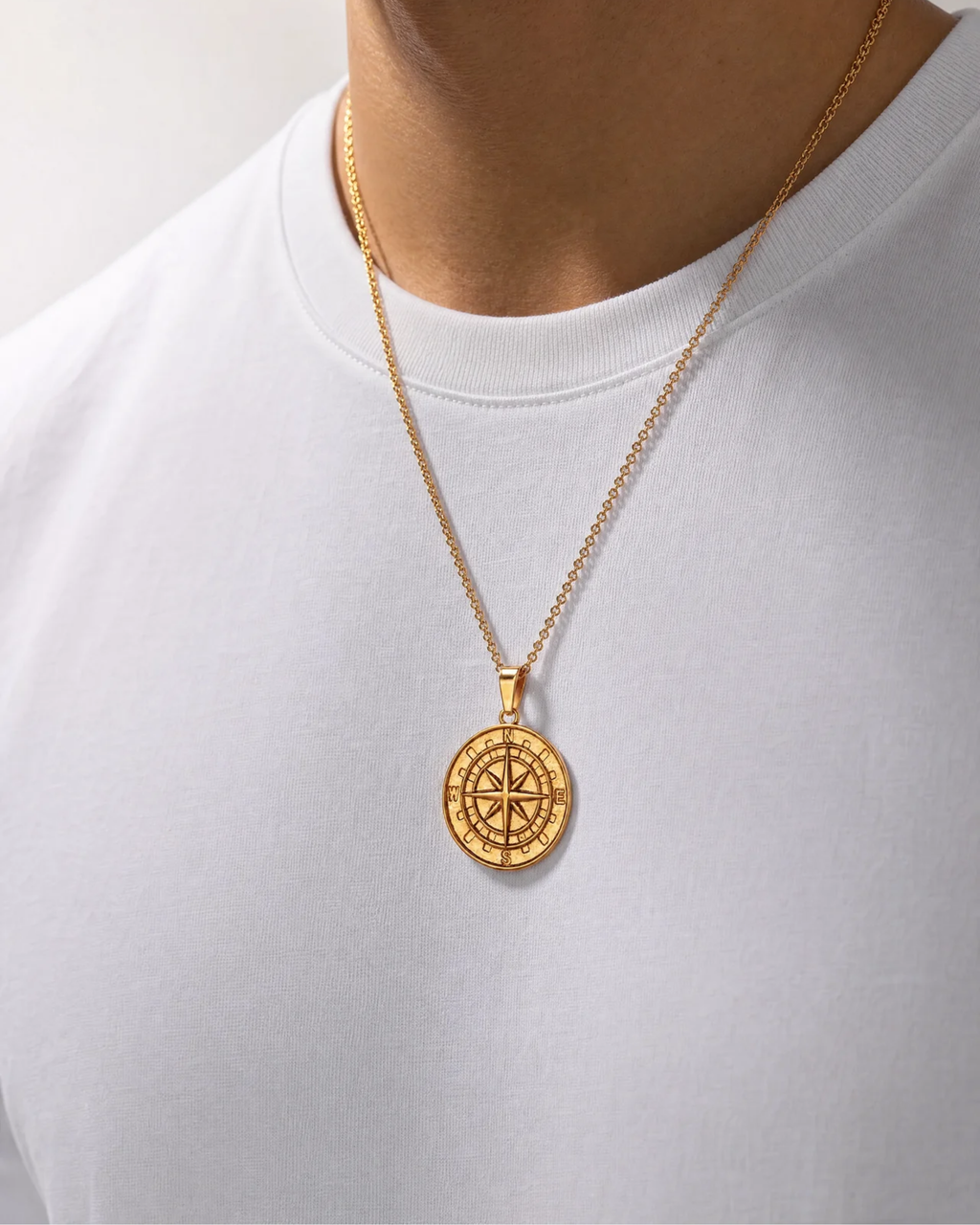 Morning Star Compass Necklace