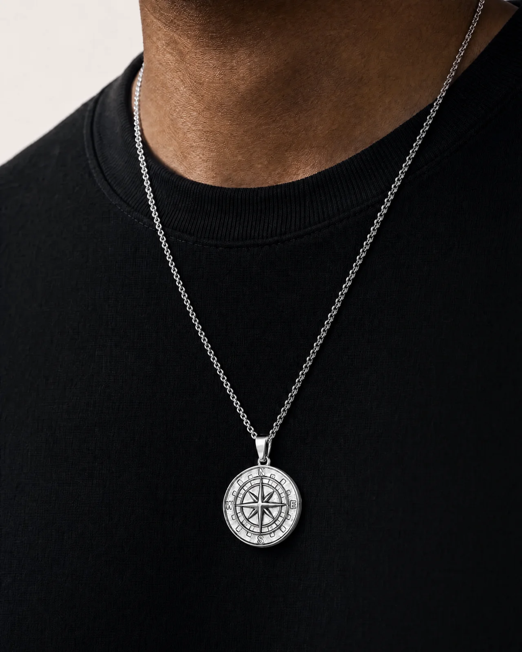 Morning Star Compass Necklace