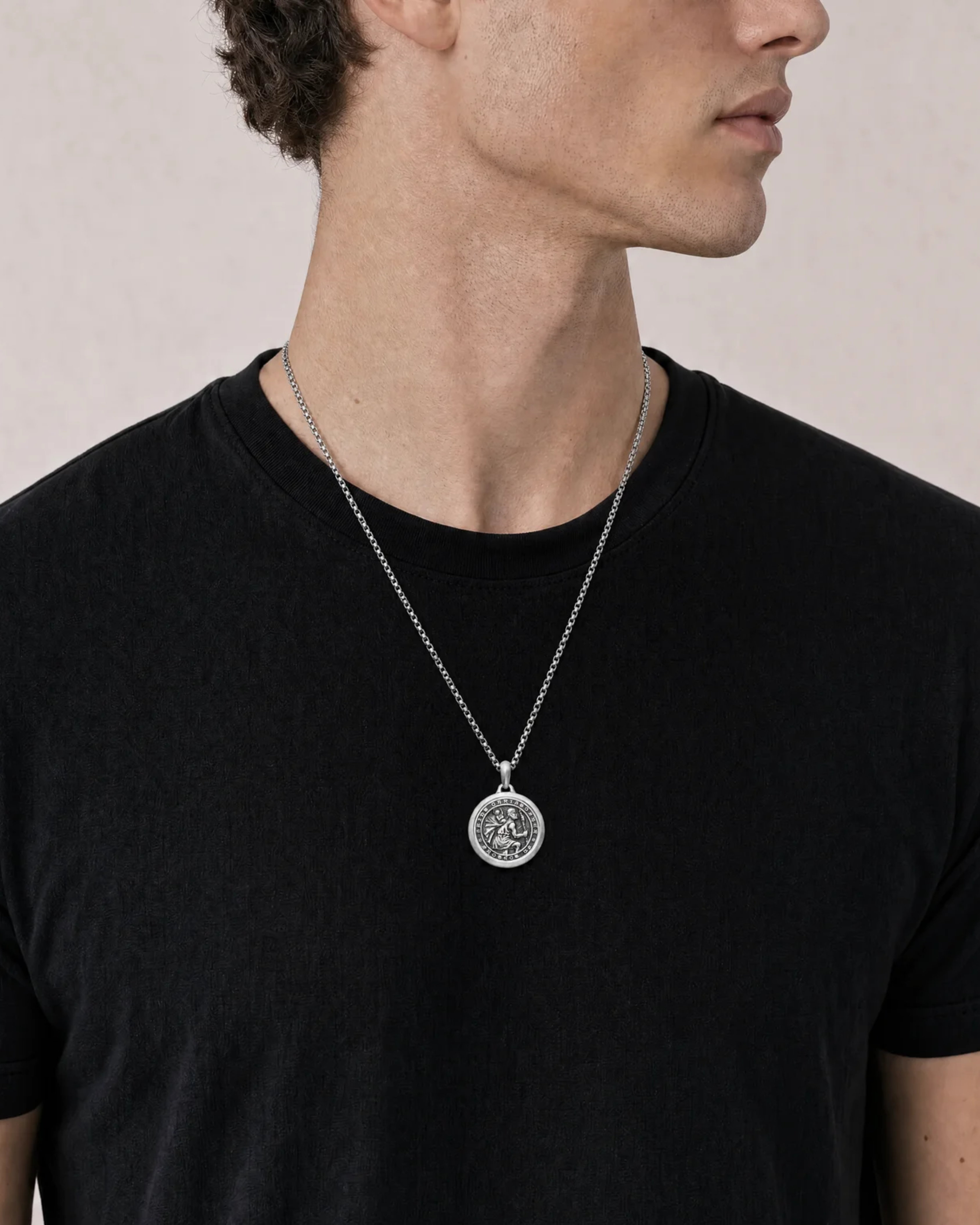 Lamb of God Medallion Necklace