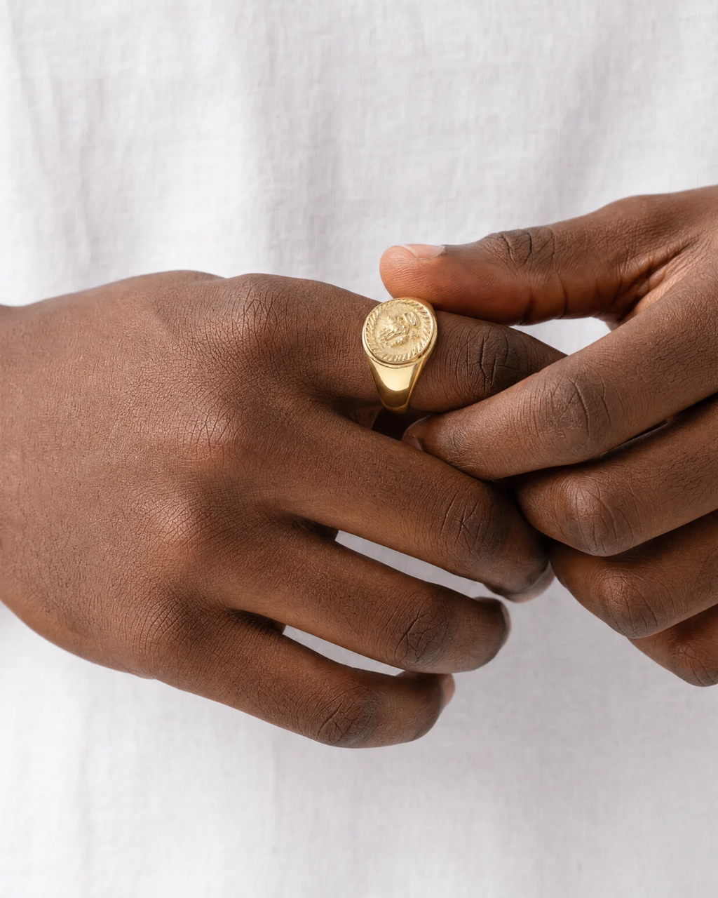 Mother Mary Signet Ring