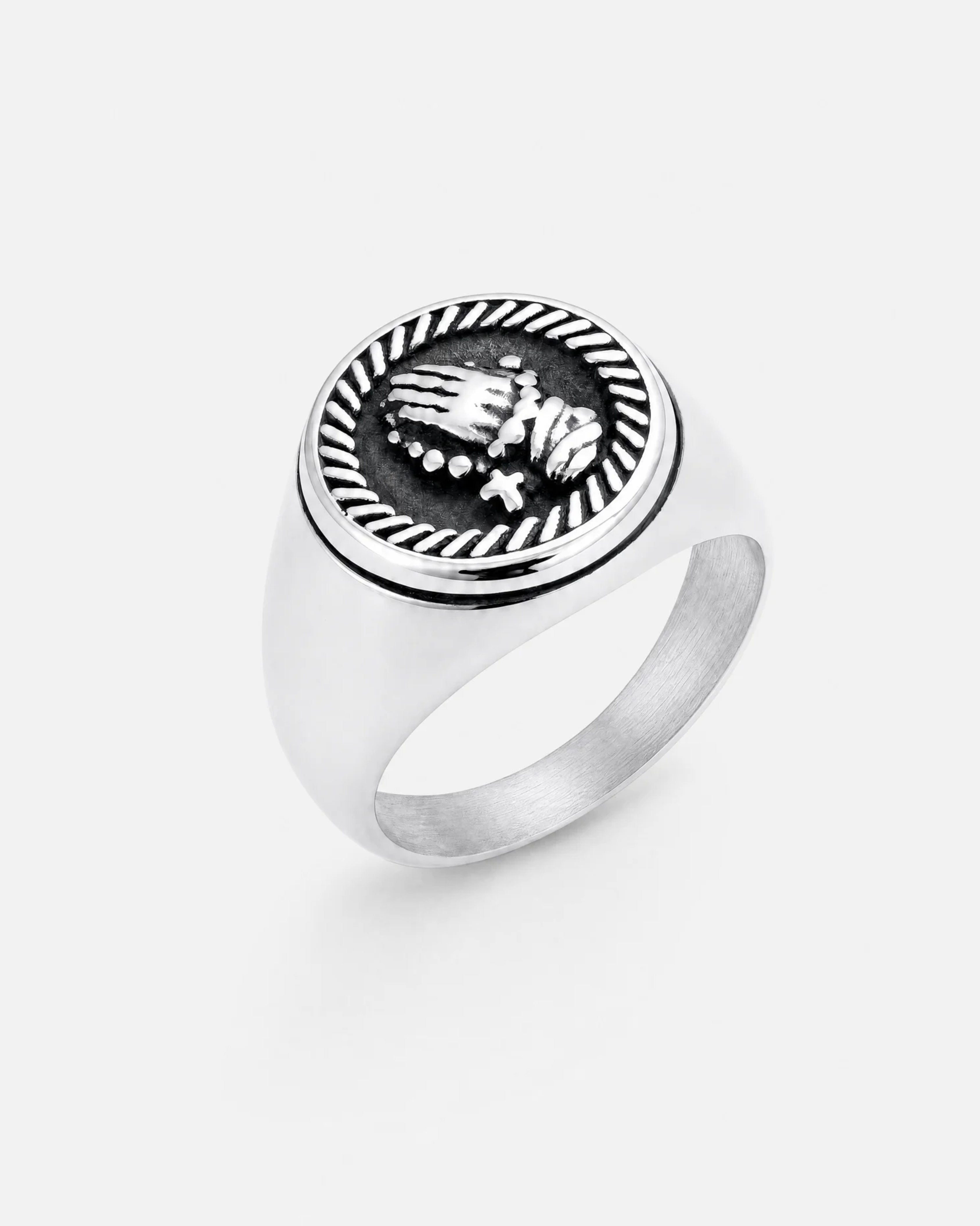 Mother Mary Signet Ring