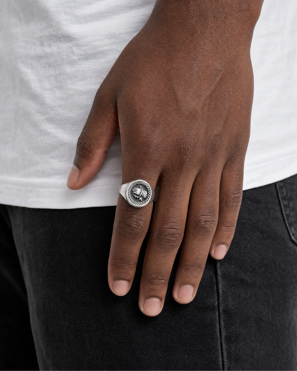 Mother Mary Signet Ring