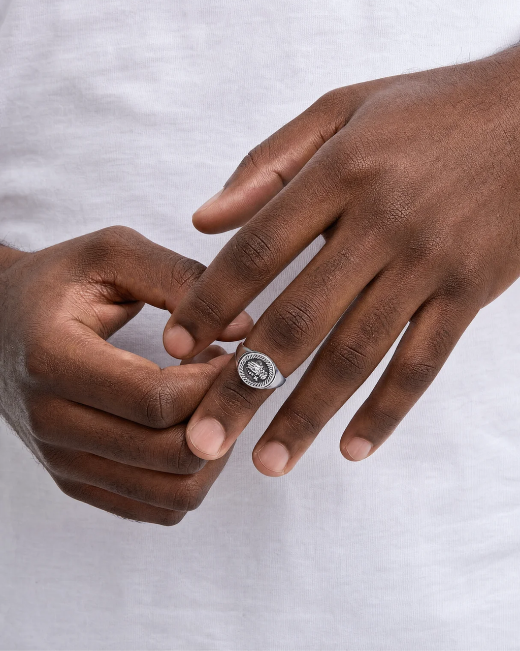 Mother Mary Signet Ring