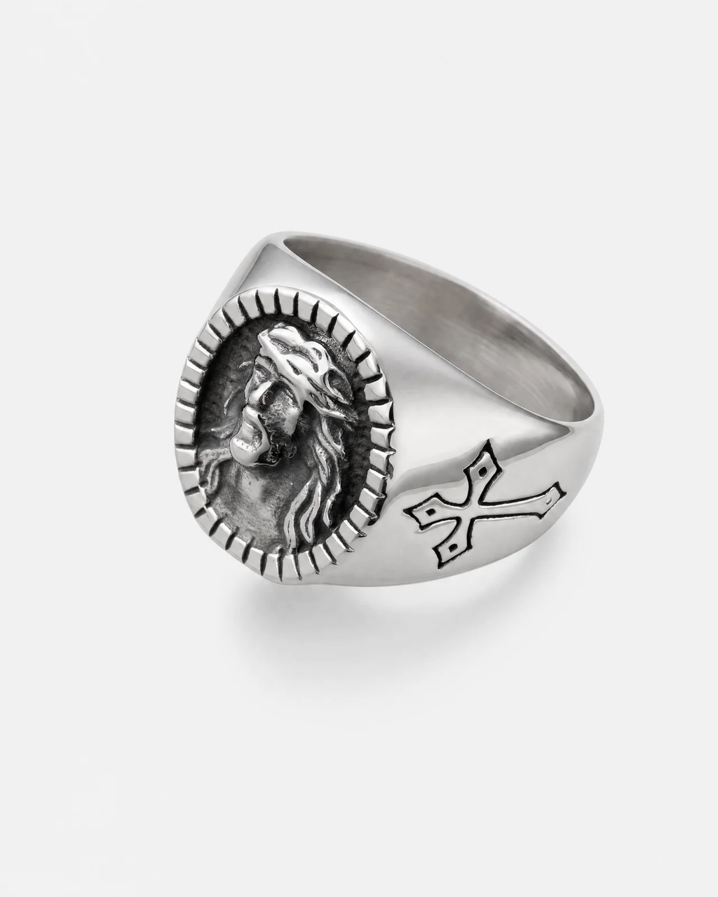 Golgotha Vintage Cross Ring