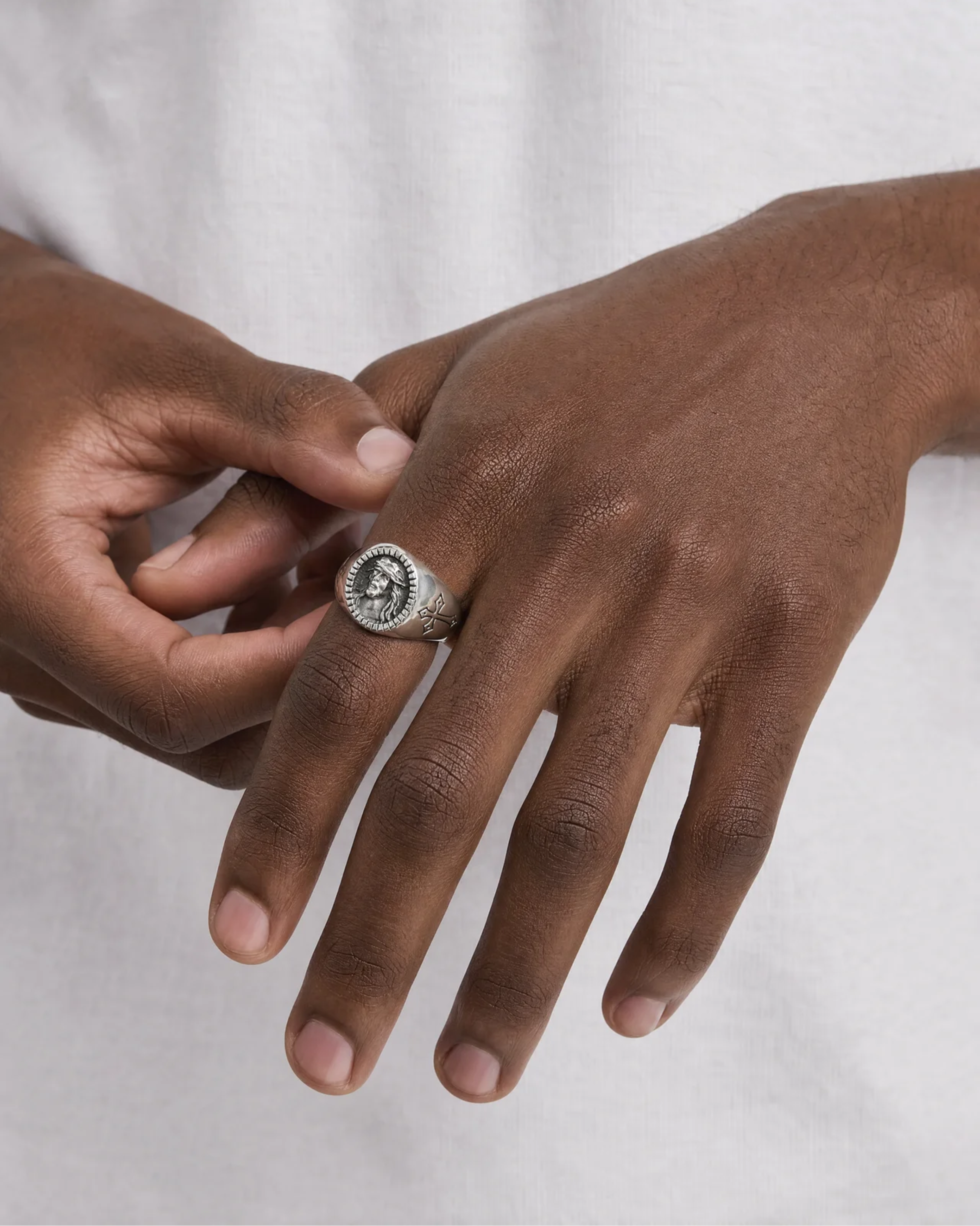 Golgotha Vintage Cross Ring