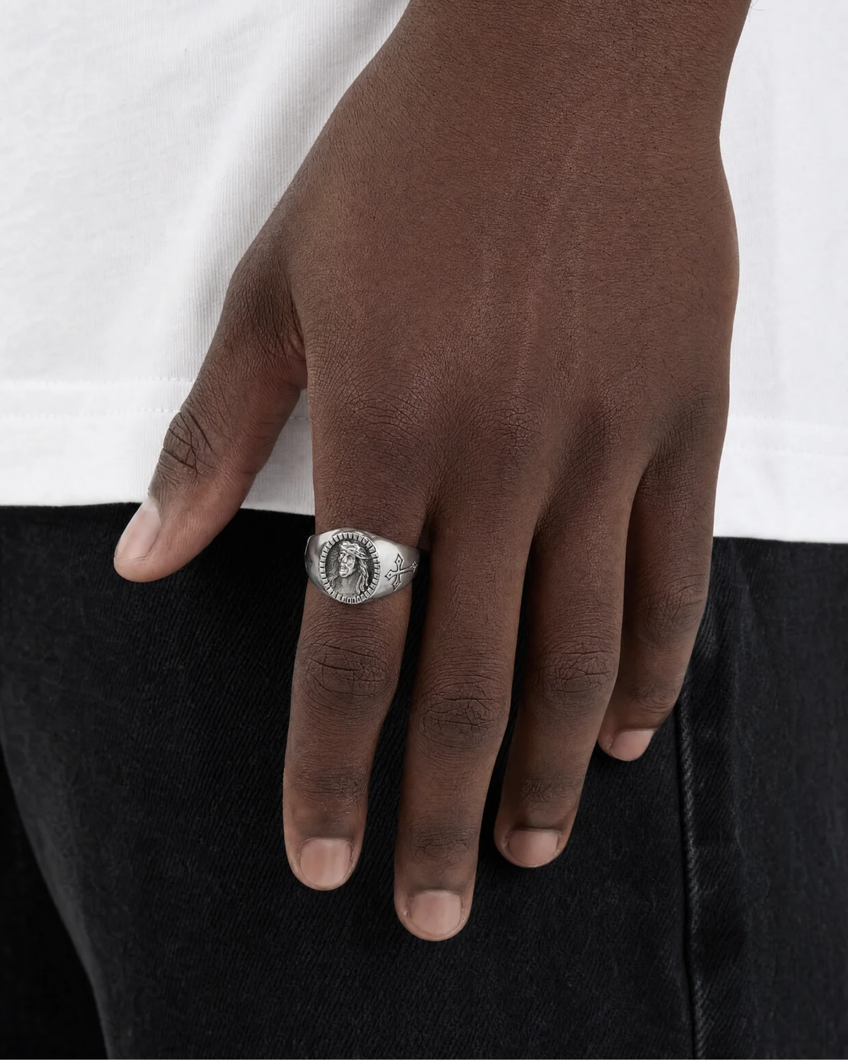 Golgotha Vintage Cross Ring