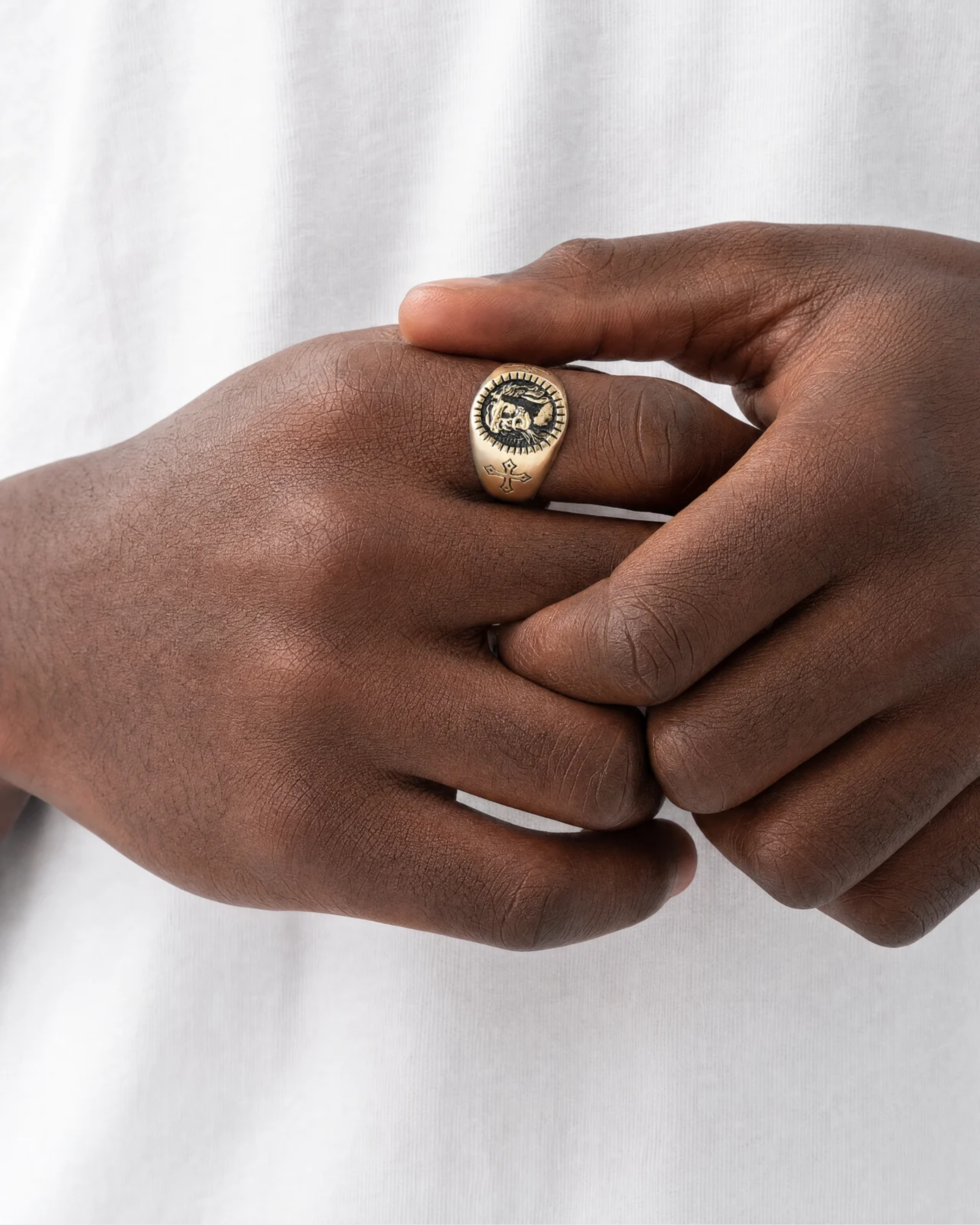 Golgotha Vintage Cross Ring