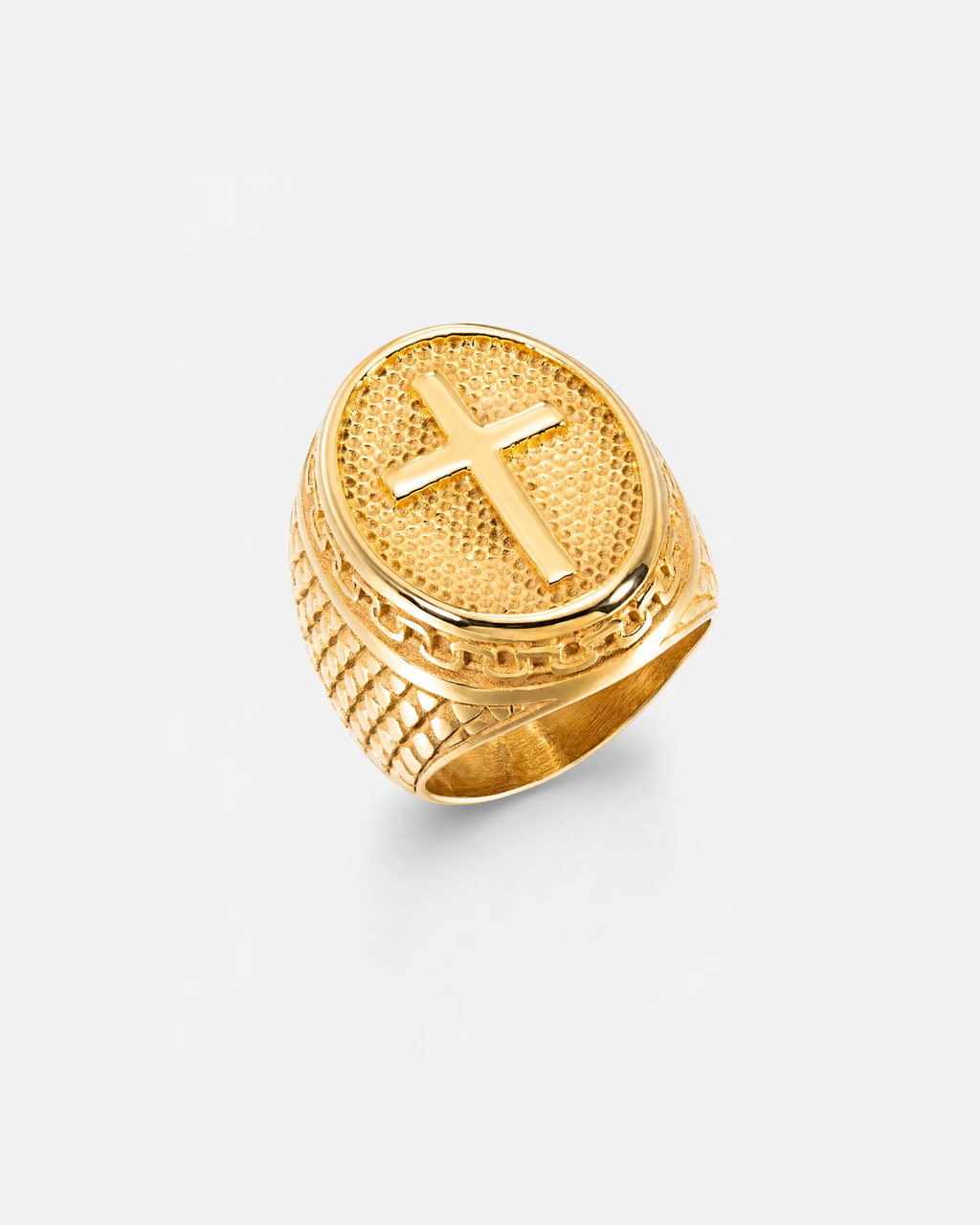 Sinai Cross Signet Ring