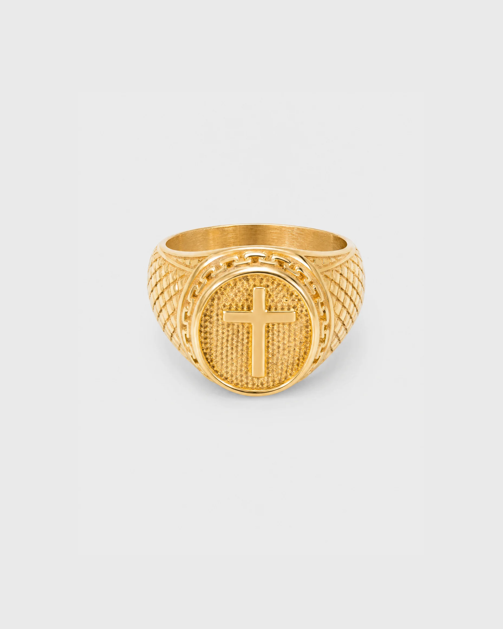 Sinai Cross Signet Ring