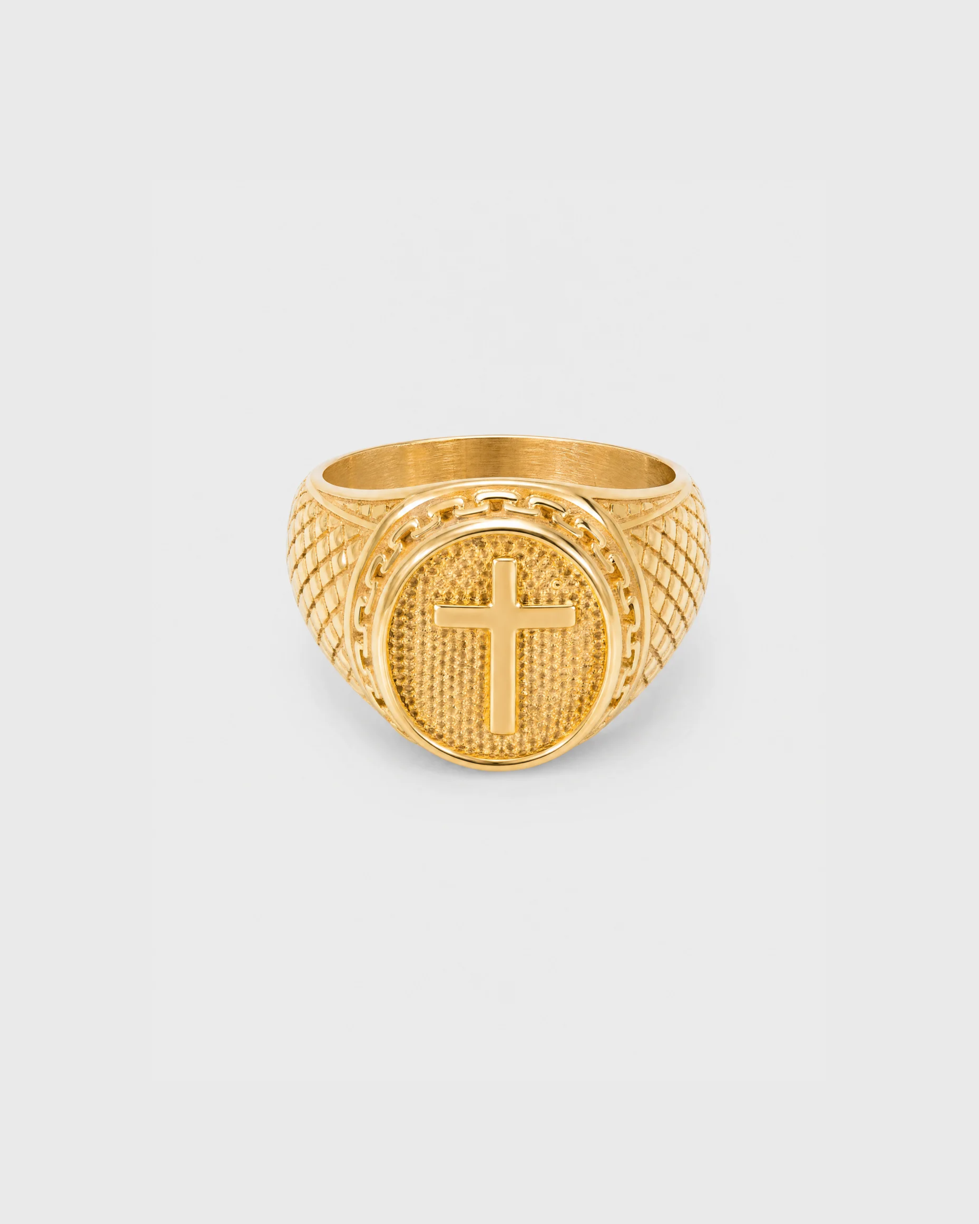 Sinai Cross Signet Ring