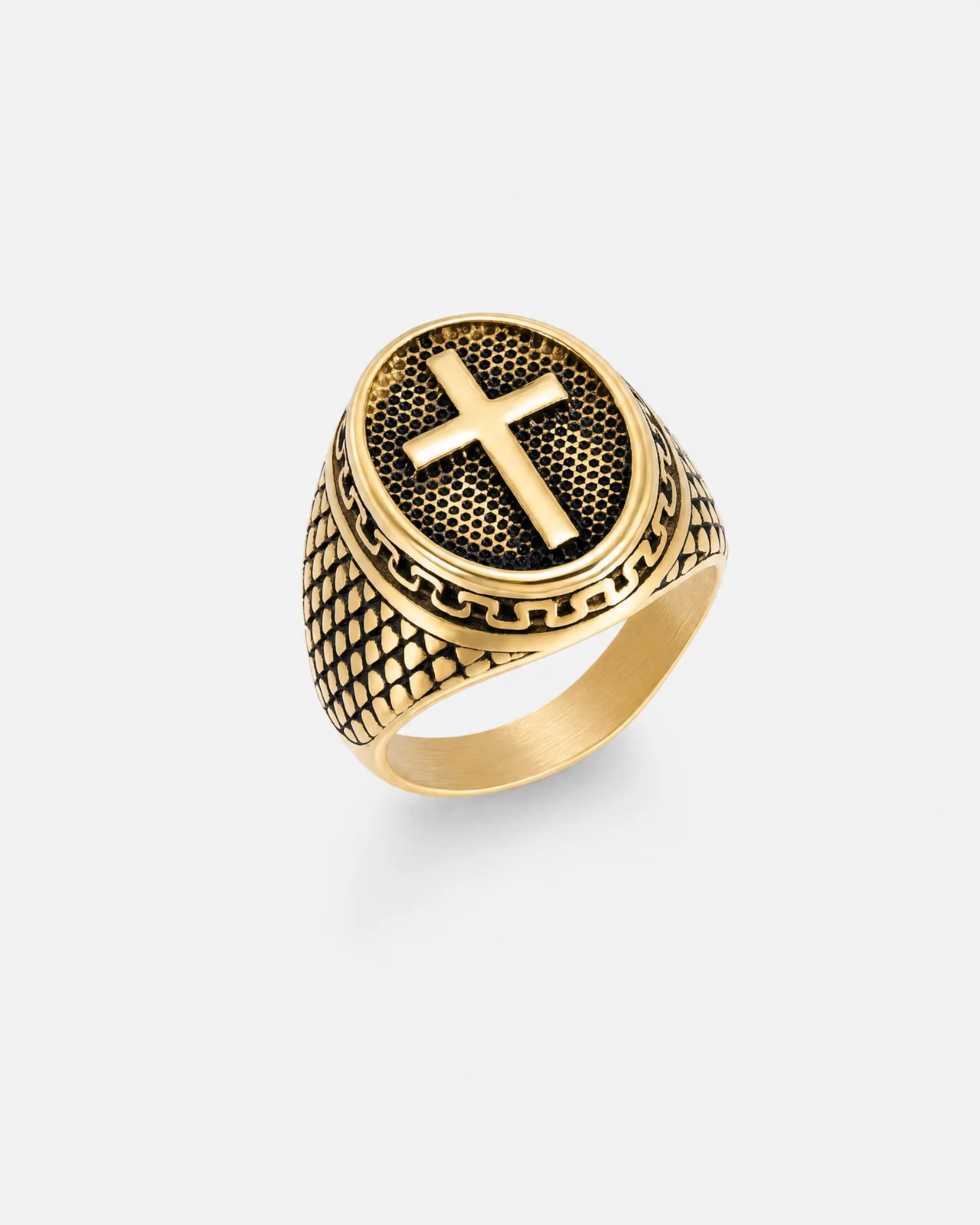 Sinai Cross Signet Ring