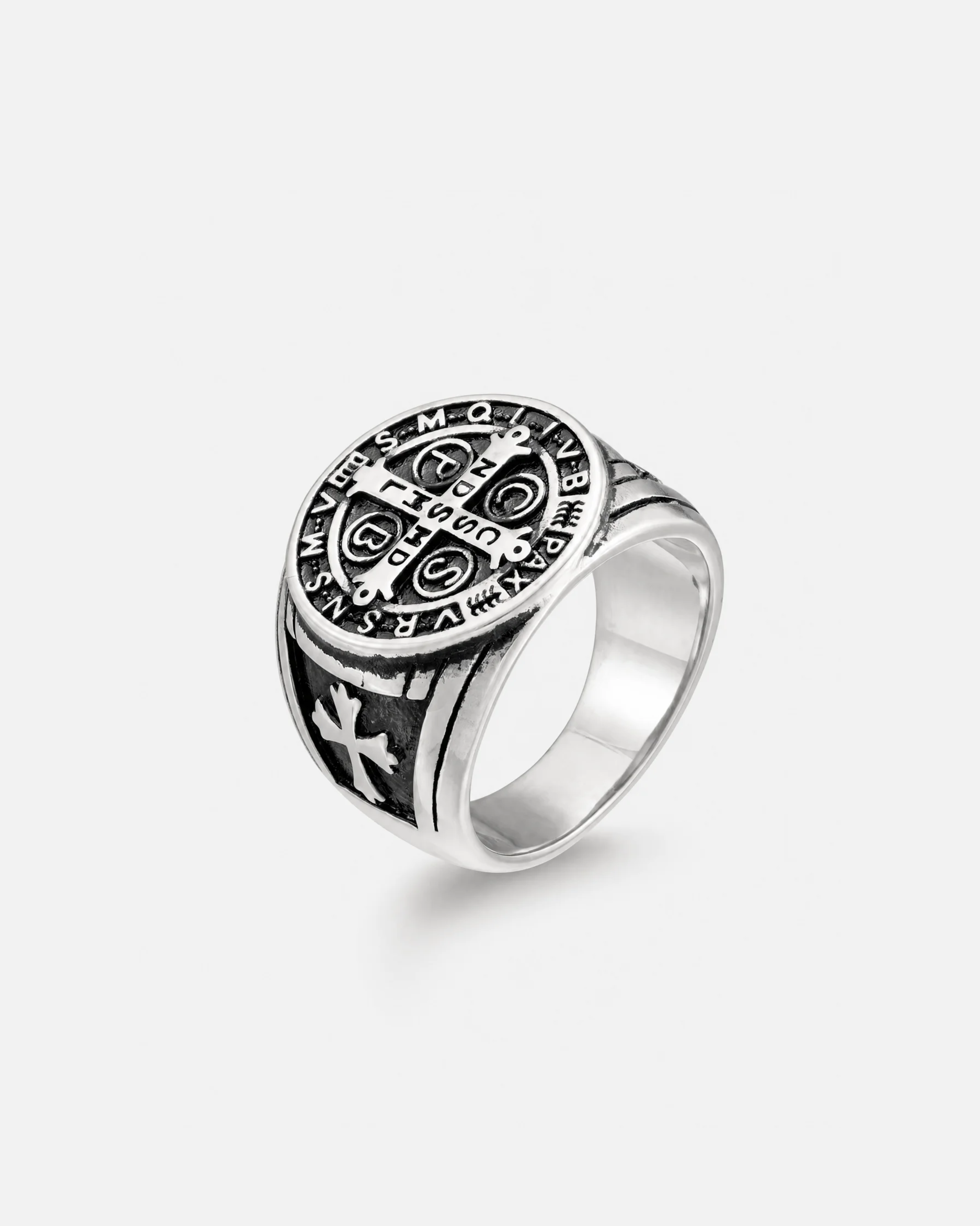Jericho Cross Band Ring