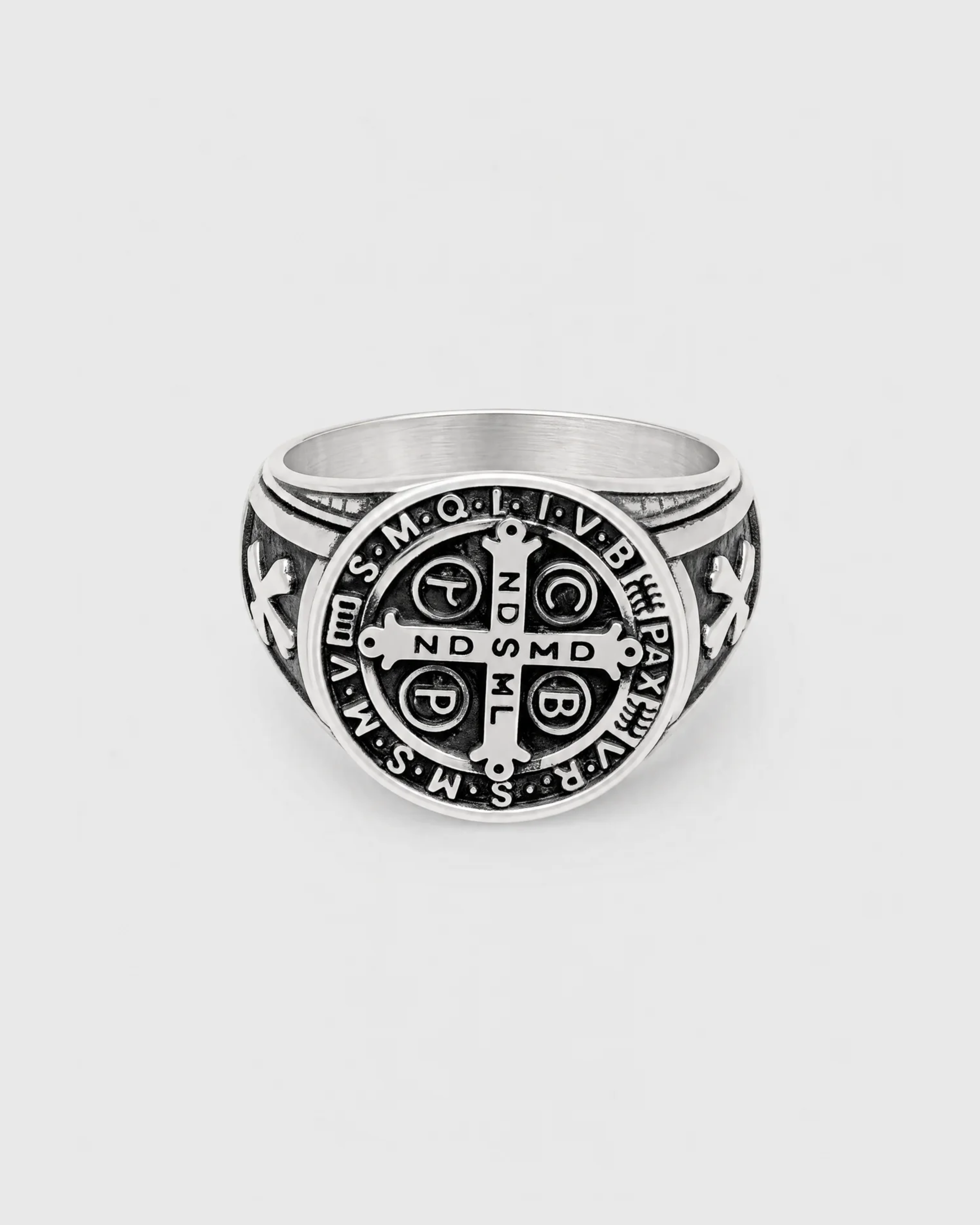 Jericho Cross Band Ring