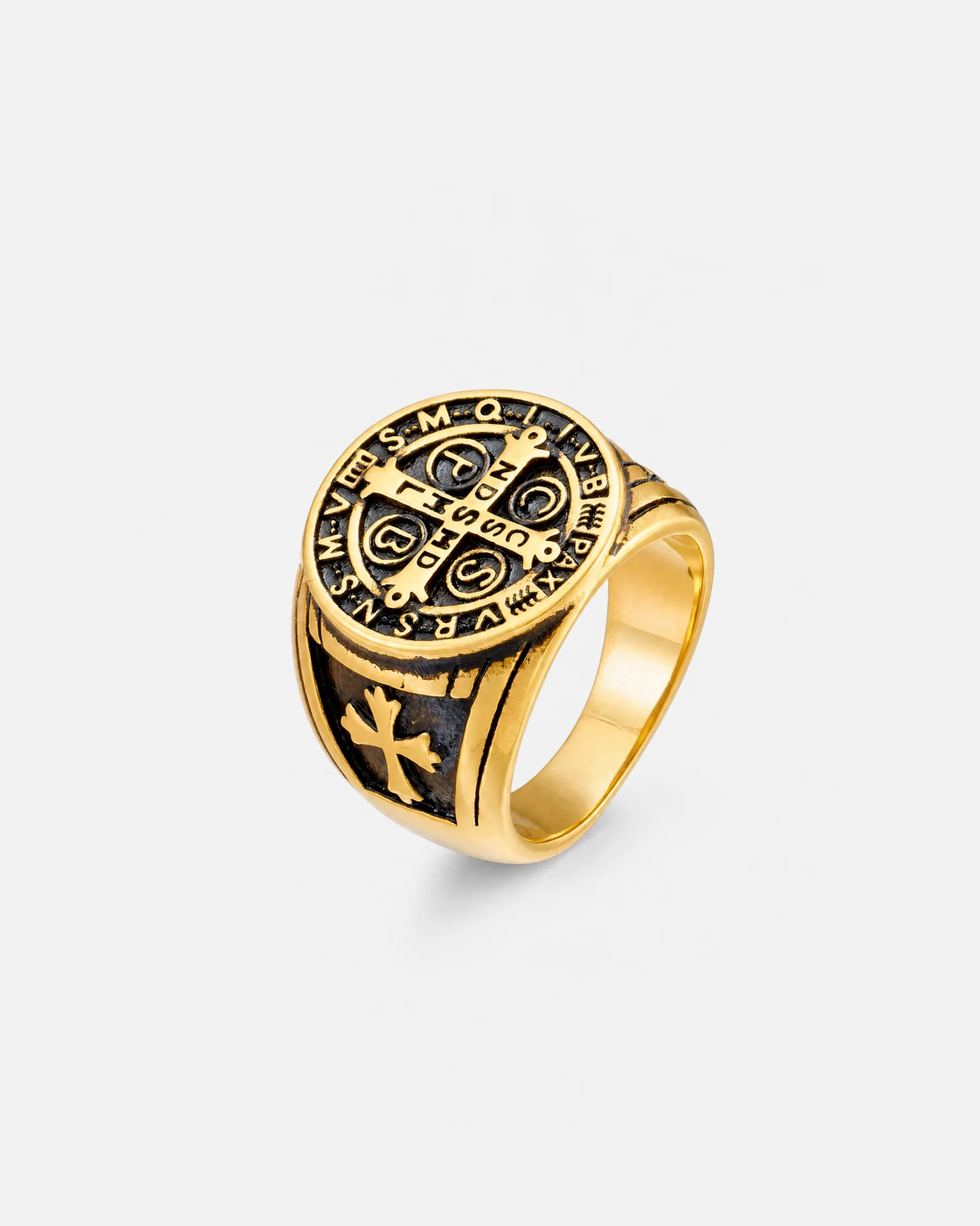 Jericho Cross Band Ring
