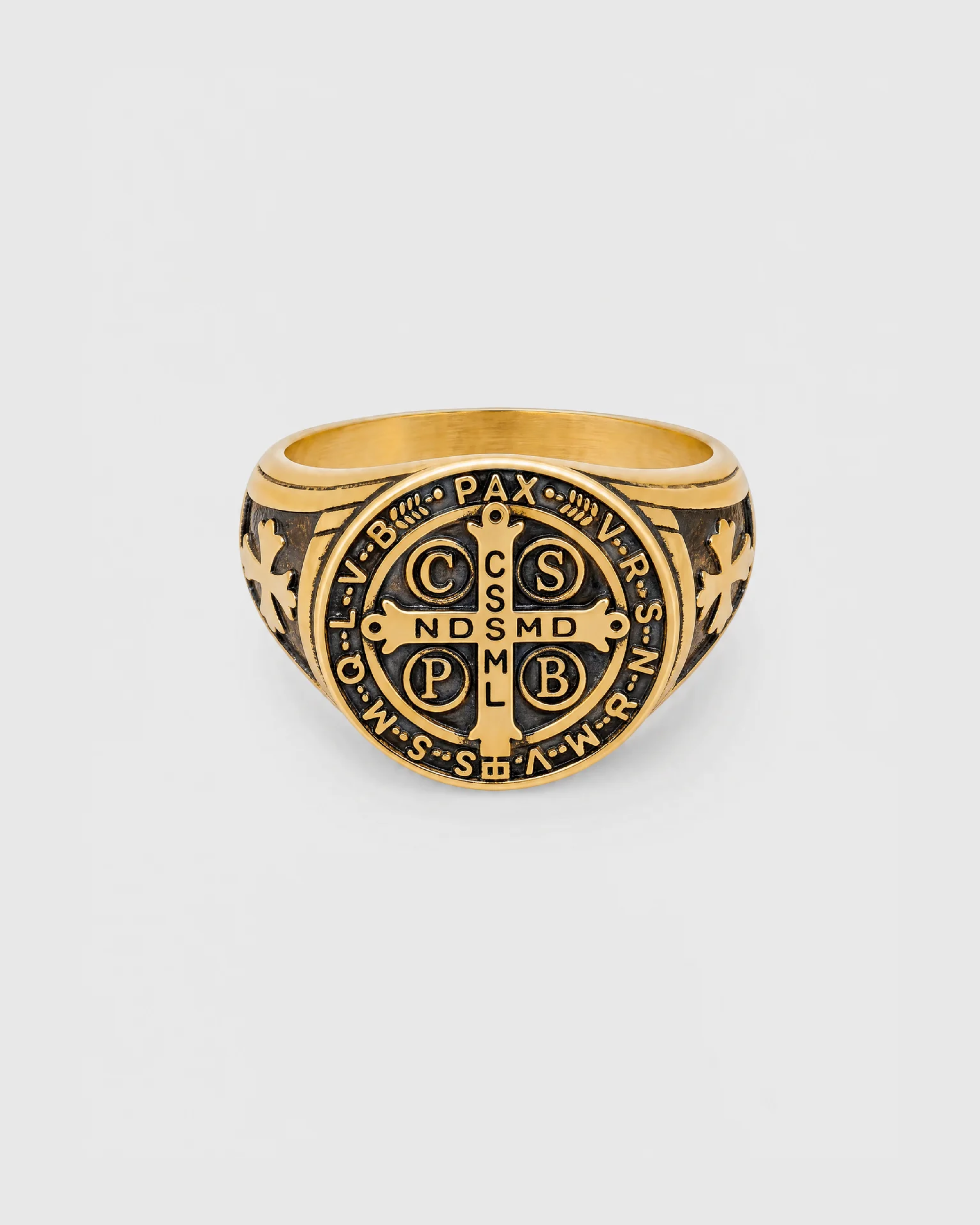 Jericho Cross Band Ring