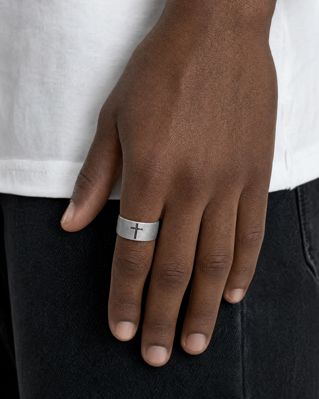 Genesis Antique Cross Ring