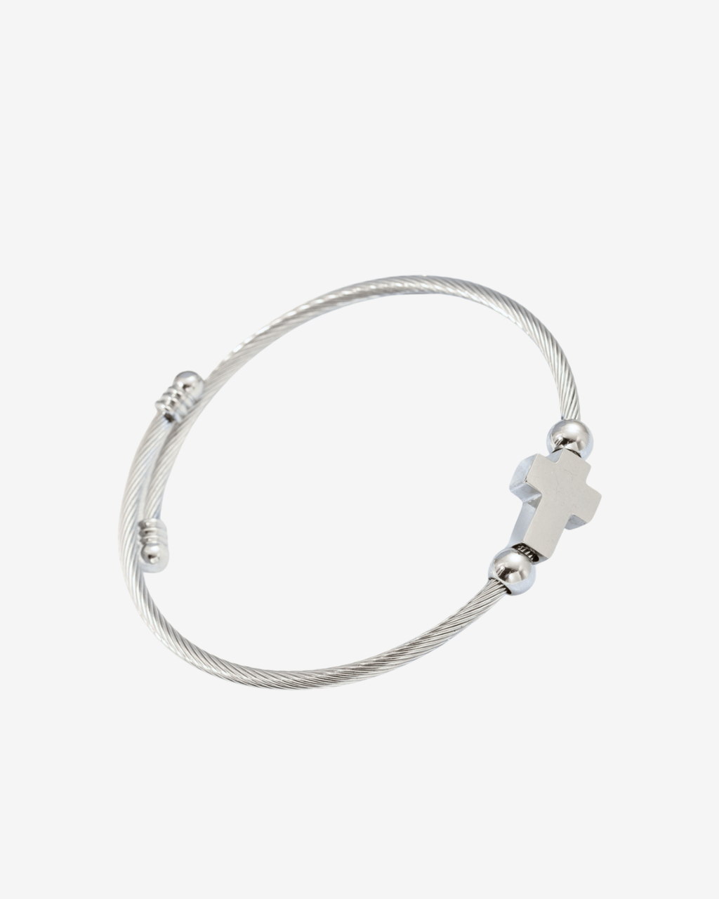 Covenant Cross Wire Bangle