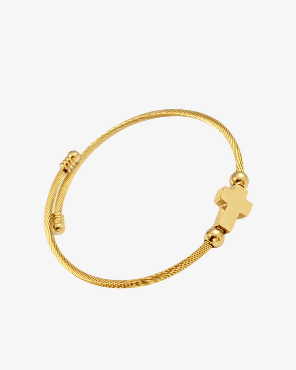 Covenant Cross Wire Bangle