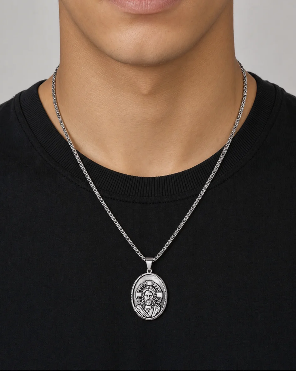 Face Of Christ Necklace
