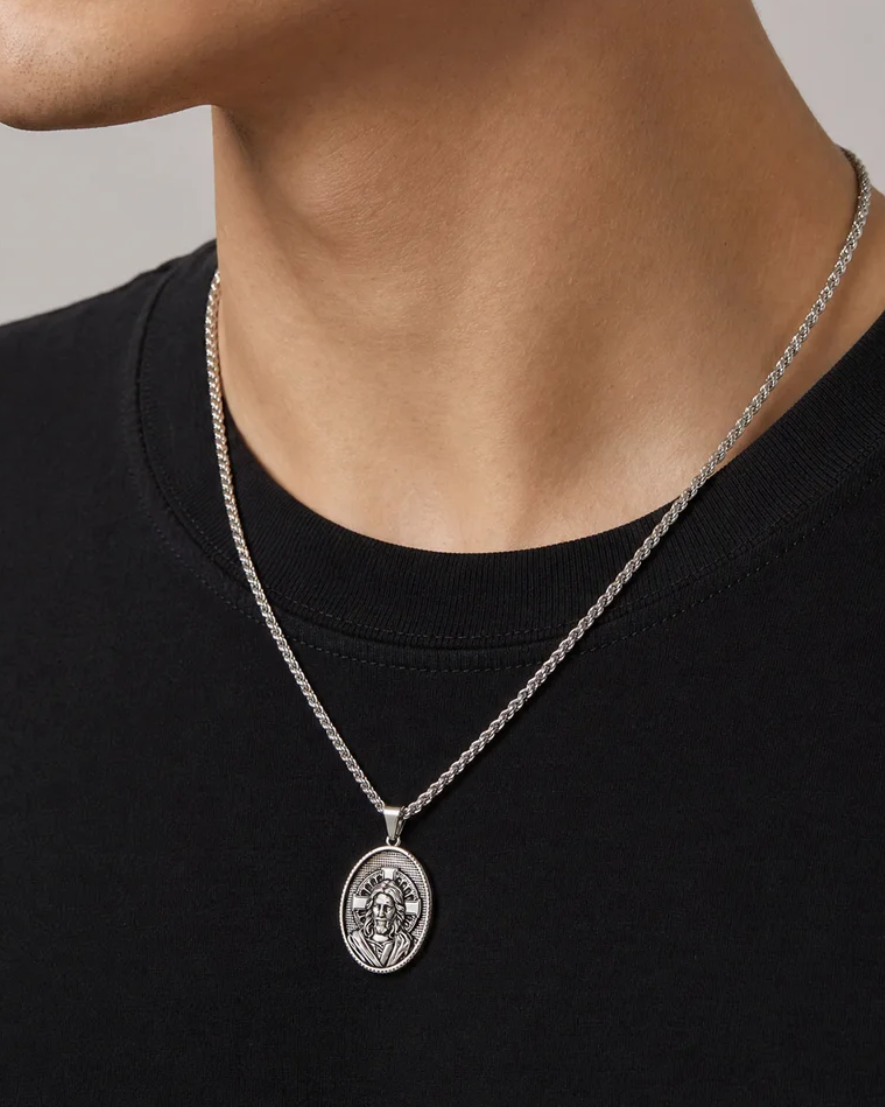 Face Of Christ Necklace
